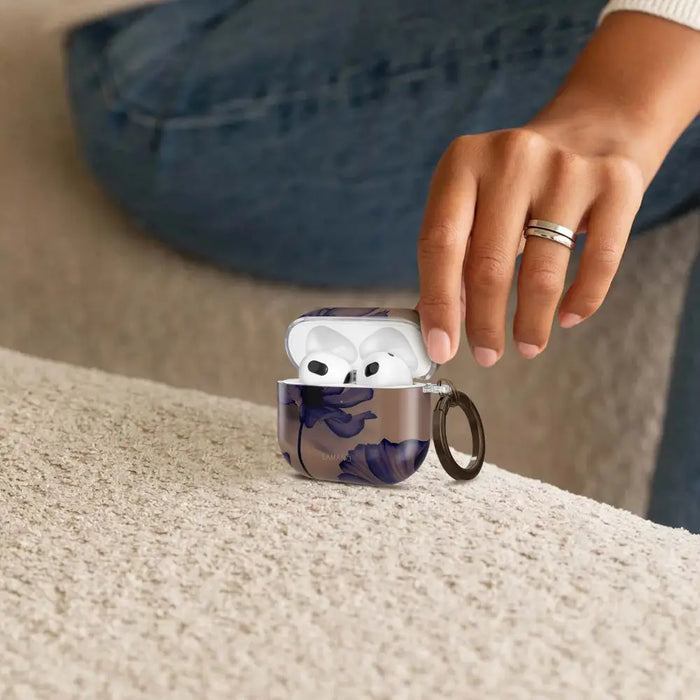 Калъф Tech-Protect Lamano за AirPods 4 - кафяв и лилав