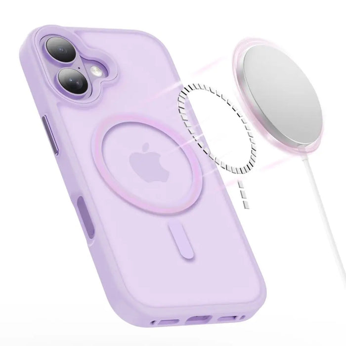 Калъф Tech-Protect MagMat MagSafe за iPhone 17 - лилав