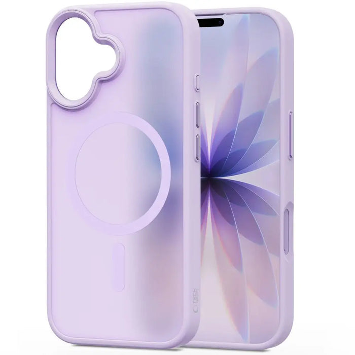 Калъф Tech-Protect MagMat MagSafe за iPhone 17 - лилав