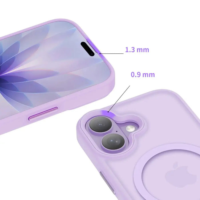 Калъф Tech-Protect MagMat MagSafe за iPhone 17 - лилав