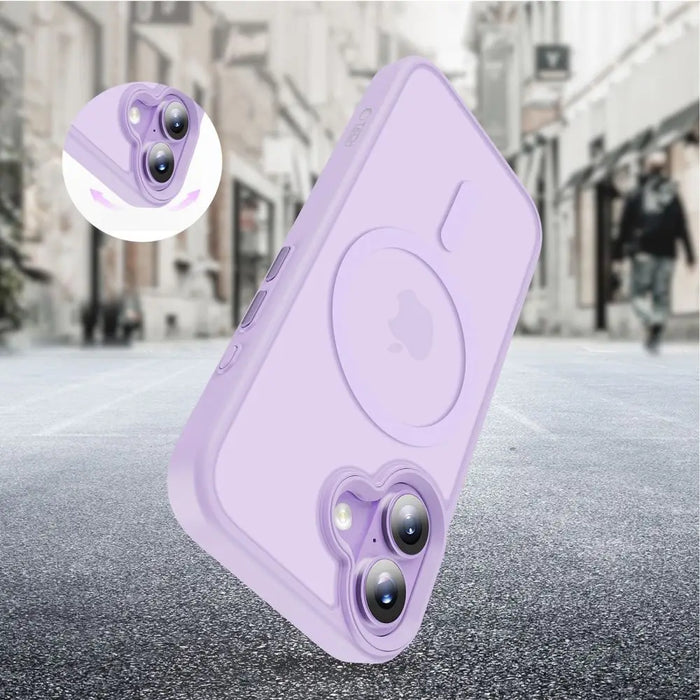 Калъф Tech-Protect MagMat MagSafe за iPhone 17 - лилав
