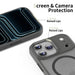 Калъф Tech-Protect MagMat MagSafe за iPhone 17 Pro Max - сив