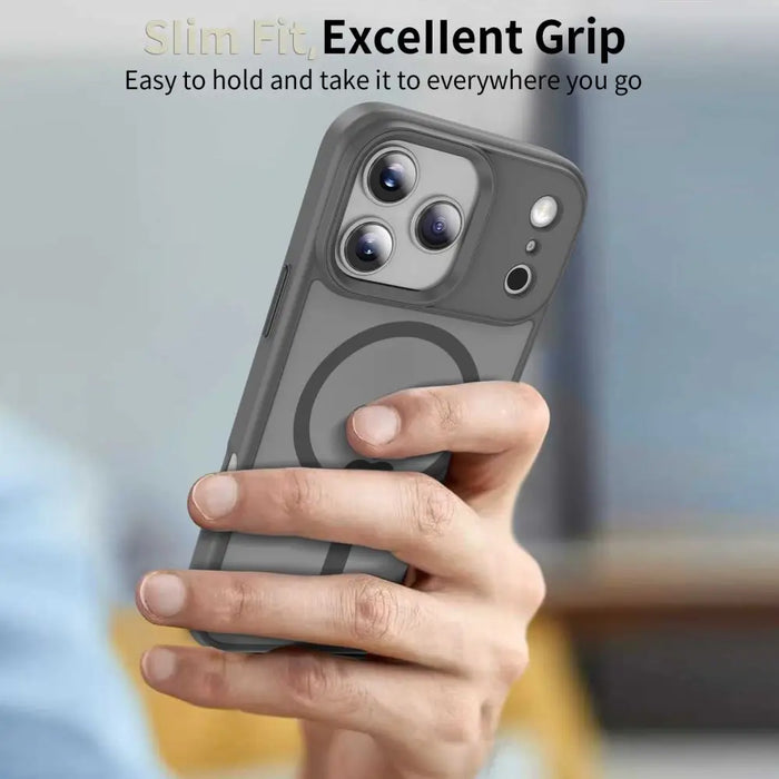 Калъф Tech-Protect MagMat MagSafe за iPhone 17 Pro - сив