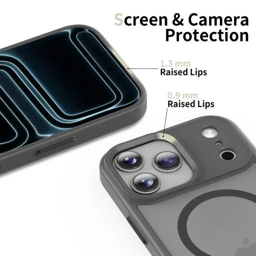 Калъф Tech-Protect MagMat MagSafe за iPhone 17 Pro - сив