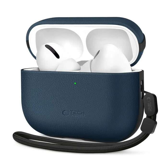 Калъф Tech-Protect NaturalFit за AirPods Pro 3 - тъмносин