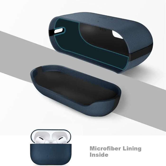 Калъф Tech-Protect NaturalFit за AirPods Pro 3 - тъмносин