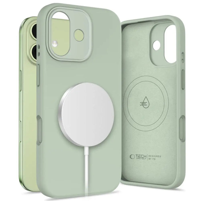 Калъф Tech-Protect Uniq MagSafe за iPhone 17 - зелен
