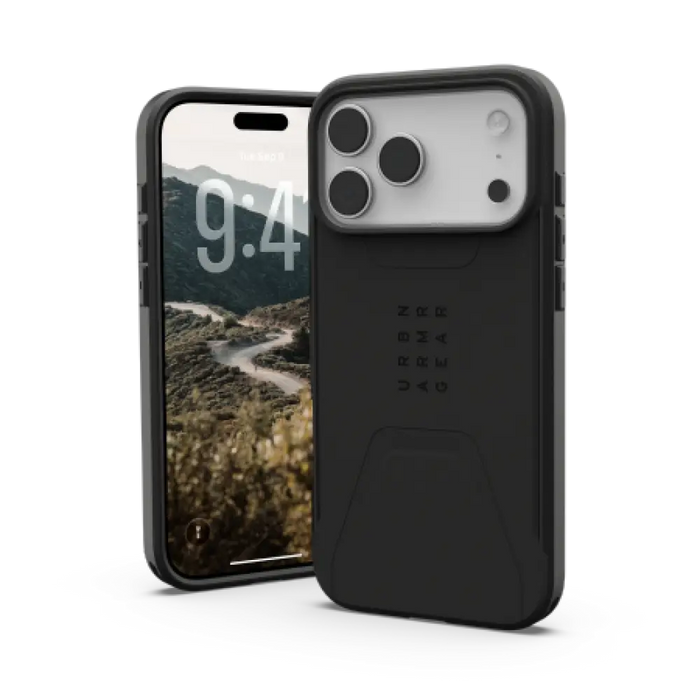 Калъф UAG Civil MagSafe за iPhone 17 Pro Max - черен