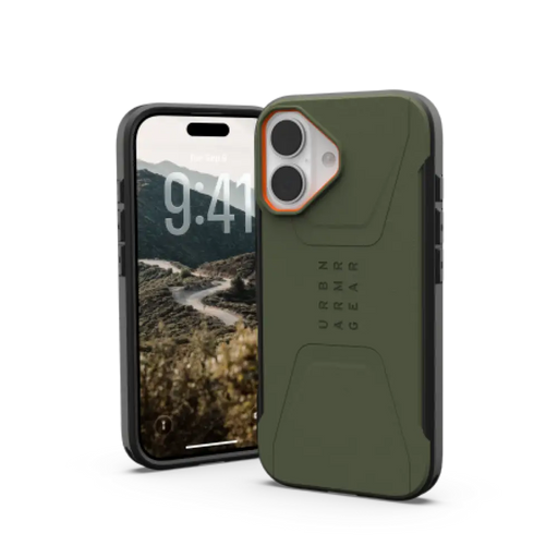 Калъф UAG Civilian MagSafe за iPhone 17 - маслинено зелен