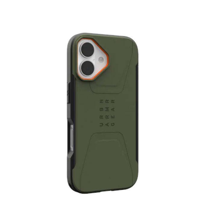 Калъф UAG Civilian MagSafe за iPhone 17 - маслинено зелен