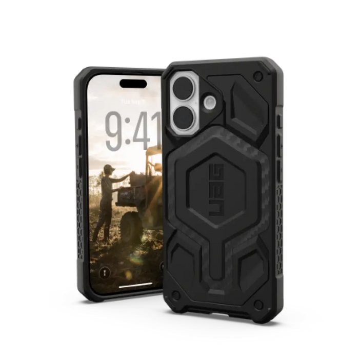 Калъф UAG Monarch Pro MagSafe за iPhone 17 Pro - черен и сив