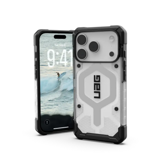 Калъф UAG Pathfinder Clear MagSafe за iPhone 17 Pro - бял
