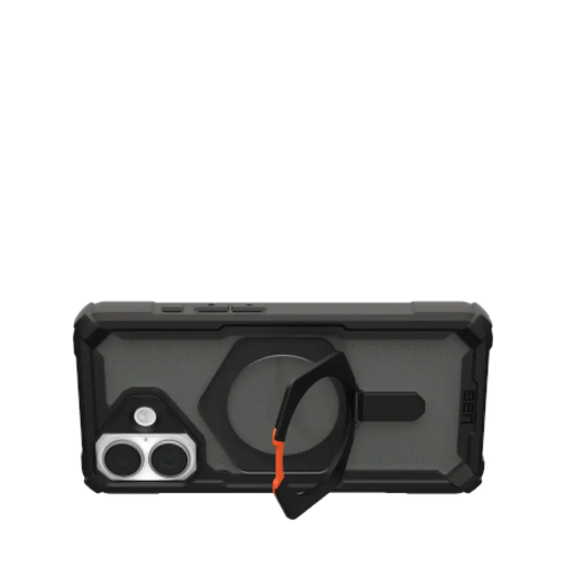 Калъф UAG Plasma XTE MagSafe за iPhone 17 - черен и оранжев