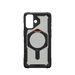 Калъф UAG Plasma XTE MagSafe за iPhone 17 - черен и оранжев