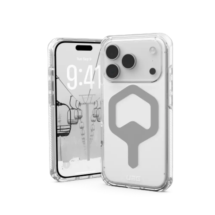 Калъф UAG Plyo MagSafe за iPhone 17 Pro - прозрачен сив