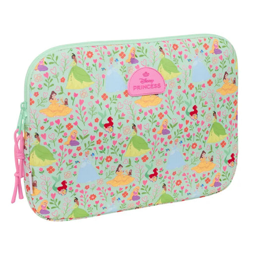 Калъф за каптоп Disney Princess Bloom Зелен Розов 15,6’’