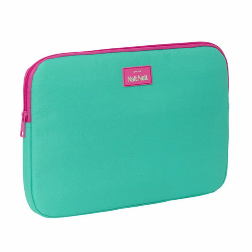 Калъф за каптоп Nait Nait Verde mint Зелен 34 x 25 x 2 cm