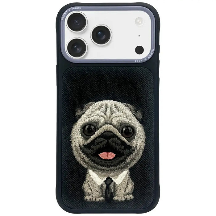Калъф за куче Nimmy Big Eyed Pet 2.0 за iPhone 17 - черен