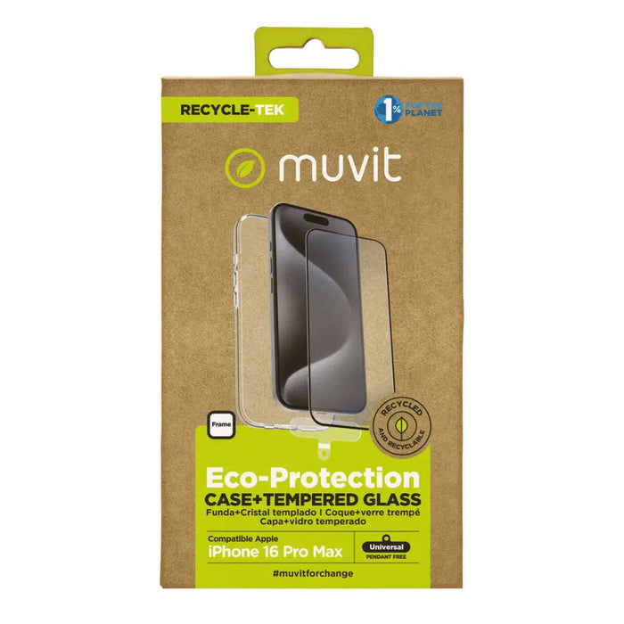 Калъф за мобилен телефон и протектор Muvit for Change