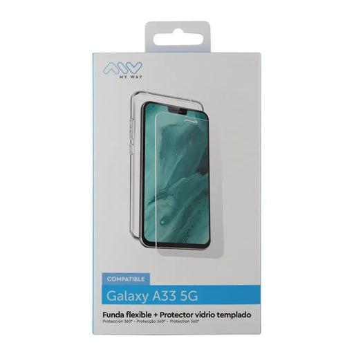 Калъф за мобилен телефон и протектор Myway Galaxy A33 5G