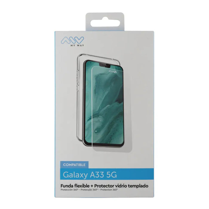 Калъф за мобилен телефон и протектор Myway Galaxy A33 5G
