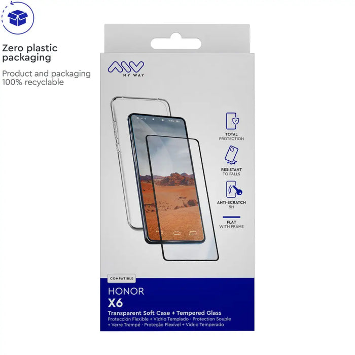 Калъф за мобилен телефон и протектор Myway Galaxy A54 5G