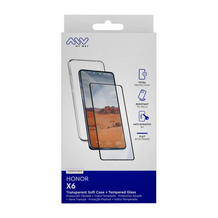 Калъф за мобилен телефон и протектор Myway Galaxy A54 5G