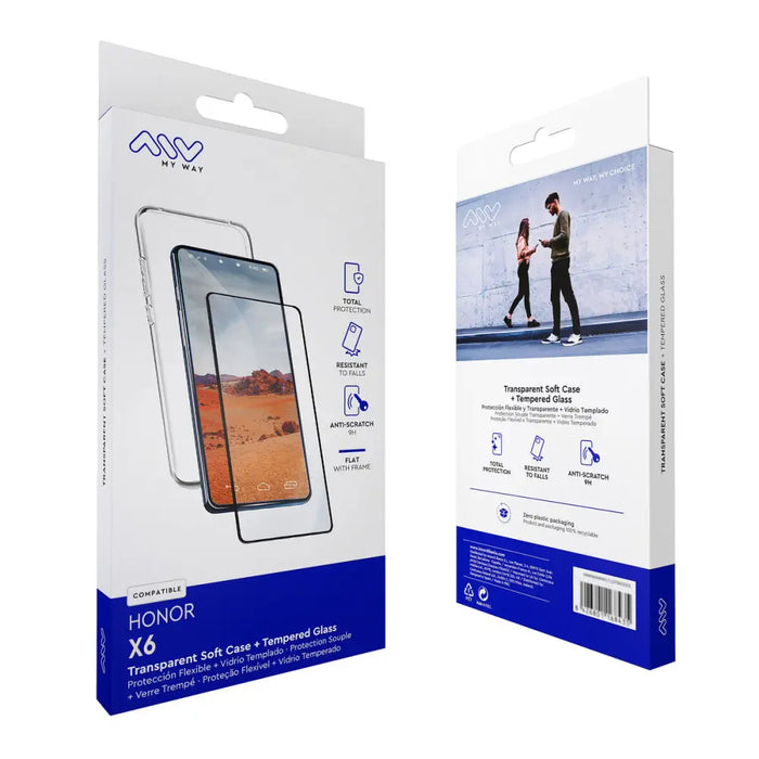 Калъф за мобилен телефон и протектор Myway Galaxy A54 5G