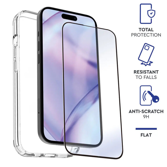 Калъф за мобилен телефон и протектор Myway iPhone 15 Plus