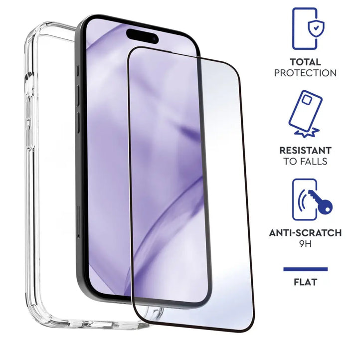 Калъф за мобилен телефон и протектор Myway iPhone 15 Pro Max