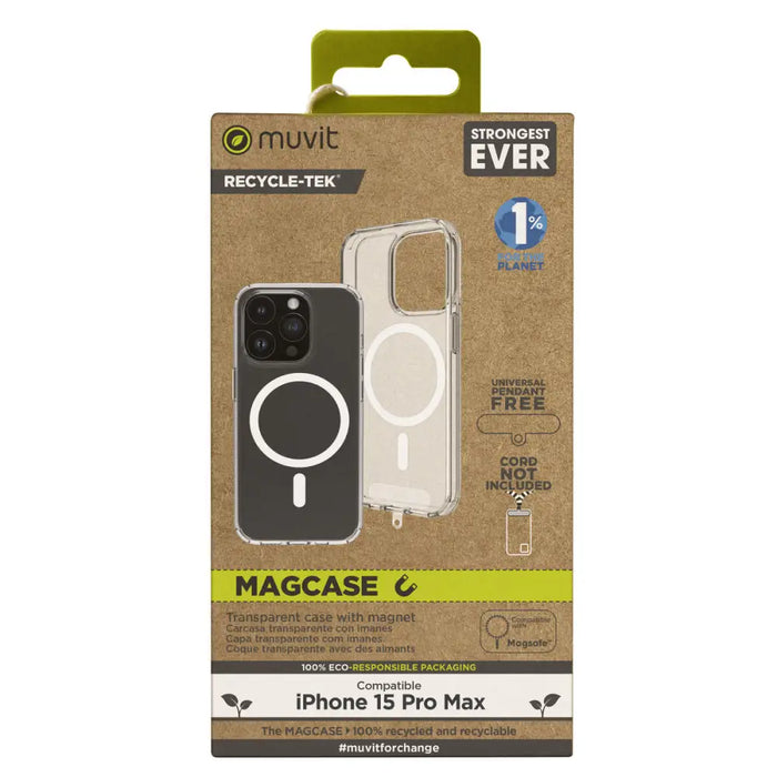 Калъф за мобилен телефон Muvit for Change iPhone 15 Pro