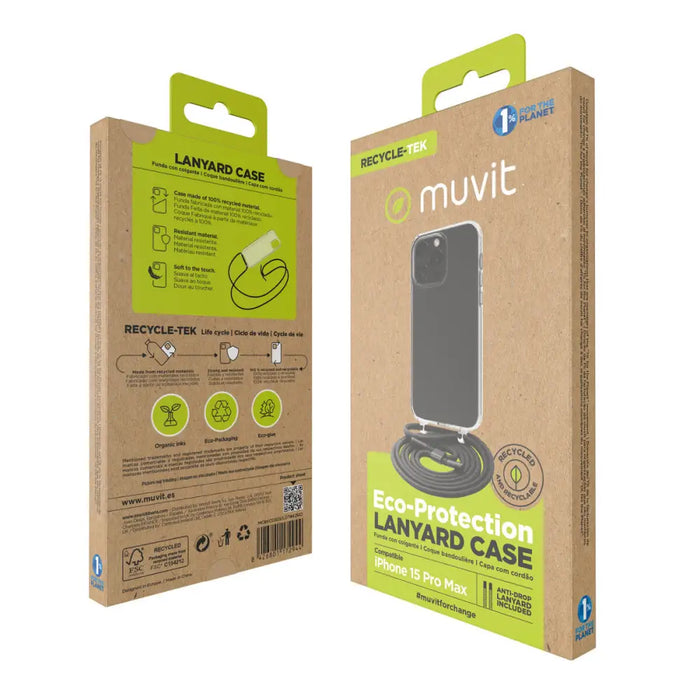 Калъф за мобилен телефон Muvit for Change iPhone 15 Pro Max