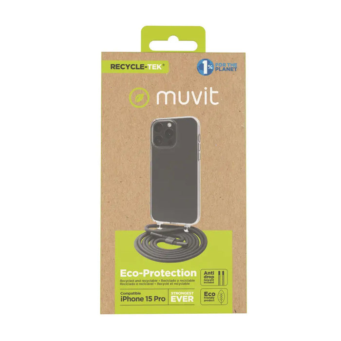 Калъф за мобилен телефон Muvit for Change iPhone 15 Pro