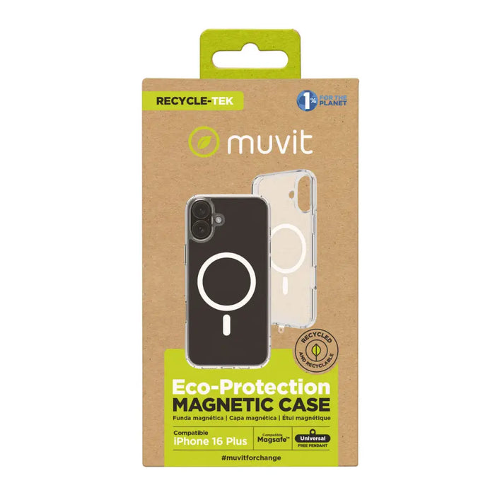 Калъф за мобилен телефон Muvit for Change iPhone 16 Plus