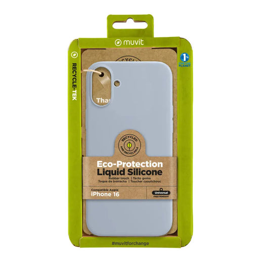 Калъф за мобилен телефон Muvit for Change iPhone 16 Син