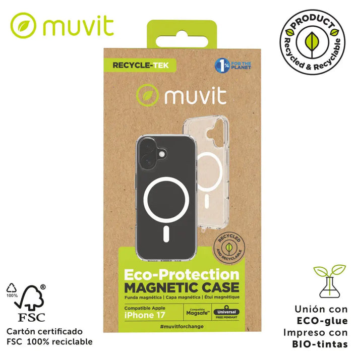 Калъф за мобилен телефон Muvit for Change iPhone 17