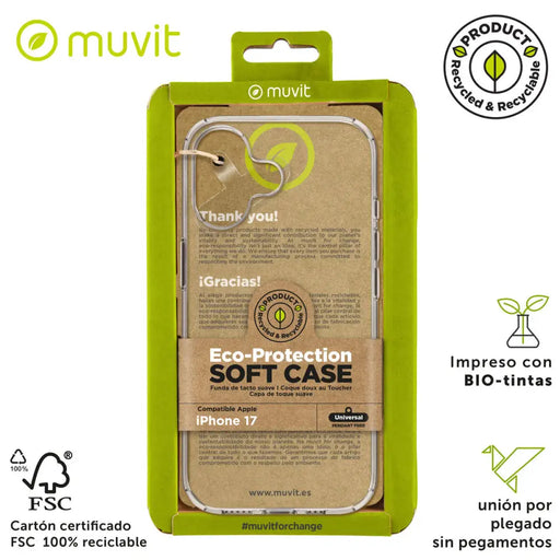 Калъф за мобилен телефон Muvit for Change iPhone 17