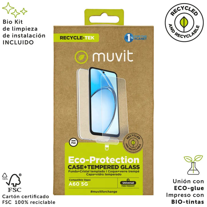 Калъф за мобилен телефон Muvit for Change Oppo A60