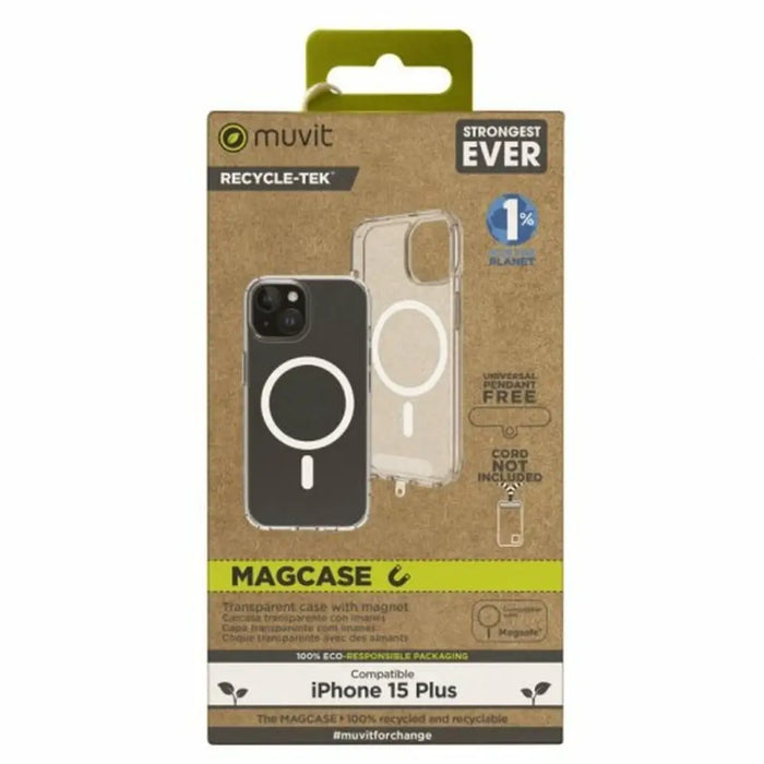 Калъф за мобилен телефон Muvit iPhone 15 Plus Clear iPhone