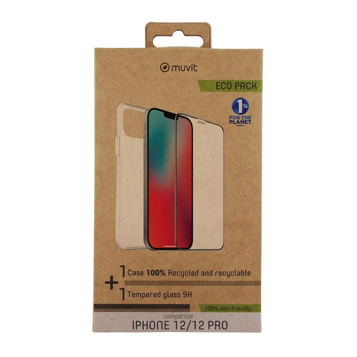 Калъф за мобилен телефон Muvit Прозрачен Смартфони Apple