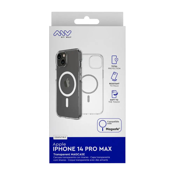 Калъф за мобилен телефон Myway iPhone 14 Pro Max Прозрачен