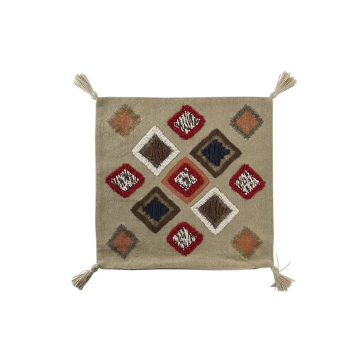 Калъфка за възглавница DKD Home Decor Многоцветен Ресни 50