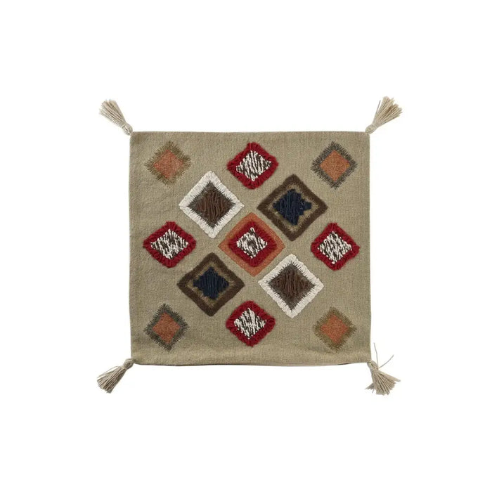 Калъфка за възглавница DKD Home Decor Многоцветен Ресни 50