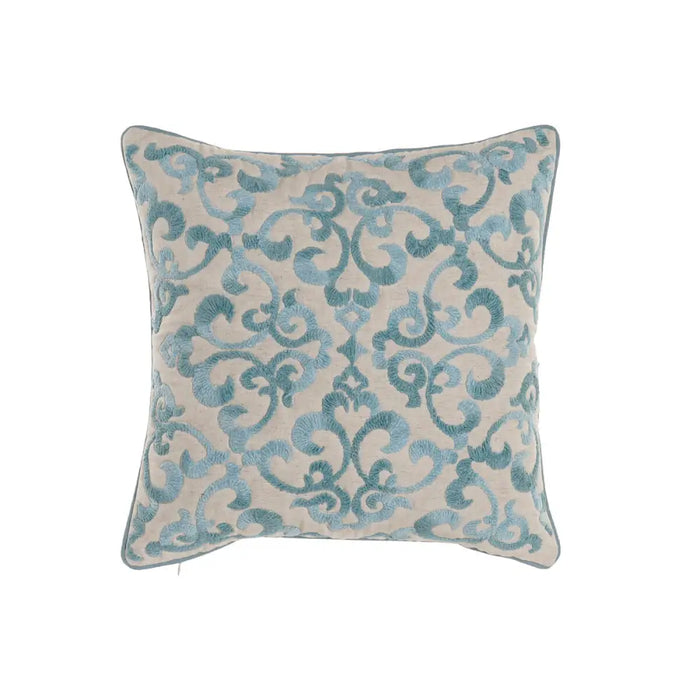 Калъфка за възглавница DKD Home Decor Син Традиционен 50 x