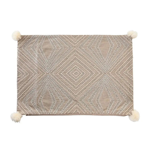 Калъфка за възглавница DKD Home Decor 60 x 1 x 40 cm Сив