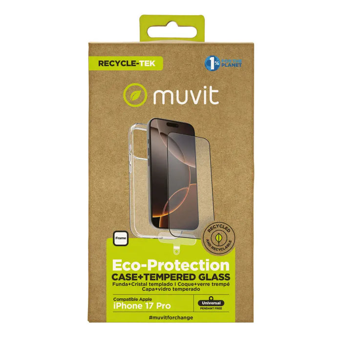 Калъф за мобилен телефон и протектор Muvit for Change