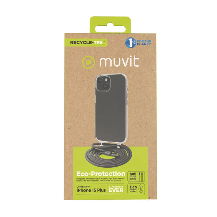 Калъф за мобилен телефон Muvit for Change iPhone 15 Plus