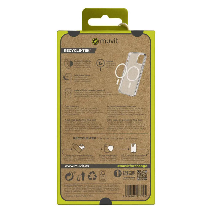 Калъф за мобилен телефон Muvit for Change iPhone 15 Pro
