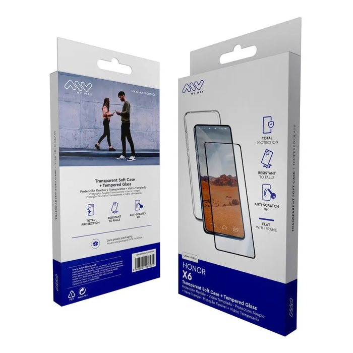 Калъф за мобилен телефон и протектор Myway Galaxy A54 5G