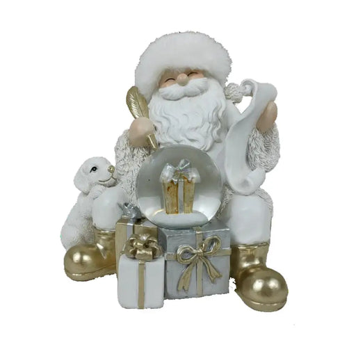 Коледна Украса DKD Home Decor Смола (2 броя) (14 x 12 x 14